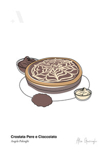 Crostata Pere e Cioccolato